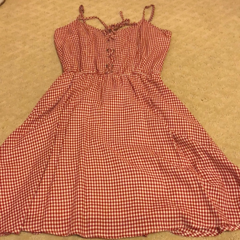 Picnic style mini dress